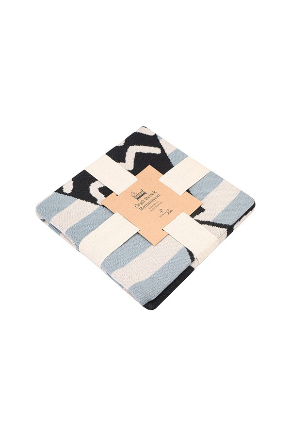 Porland Tribe Bebek Pamuk Battaniye 80x100 Cm - 04STY009152