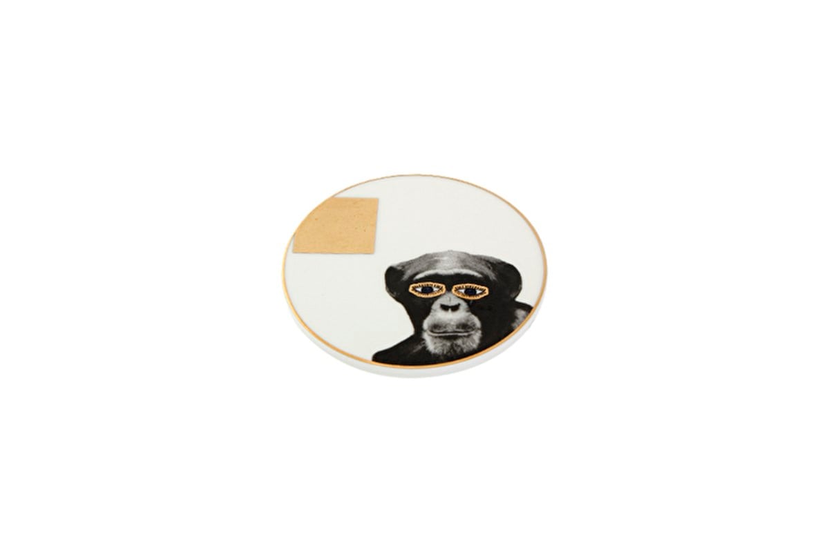 Porland Wild Life Monkey Bardak Altlığı 10 Cm