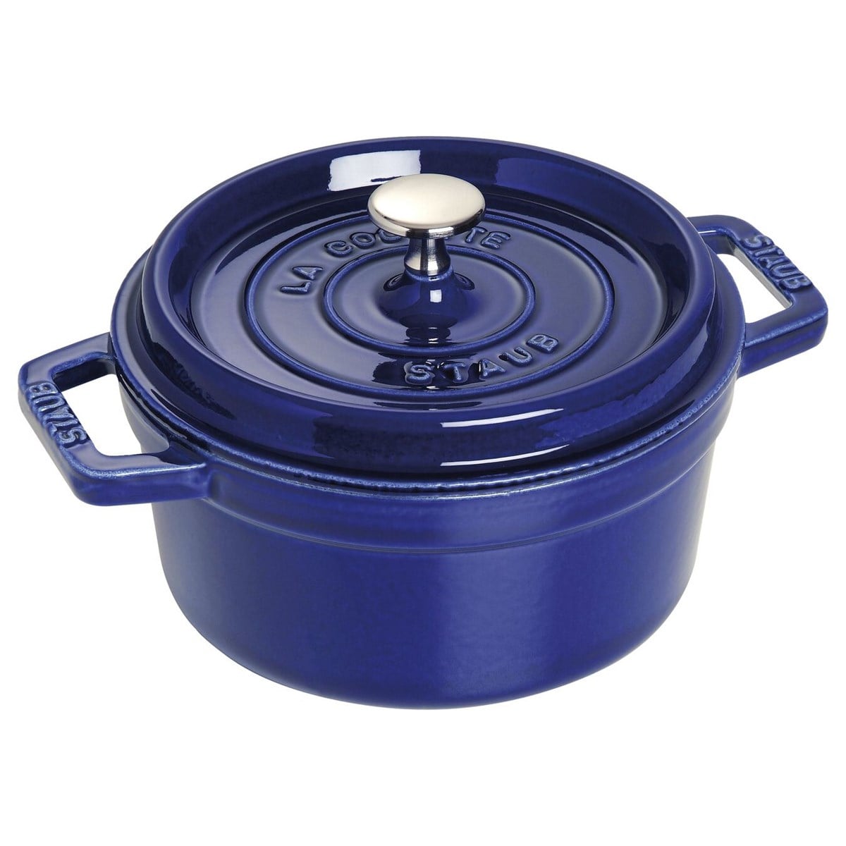 Staub Döküm Tencere Yuvarlak Koyu Mavi 20 Cm