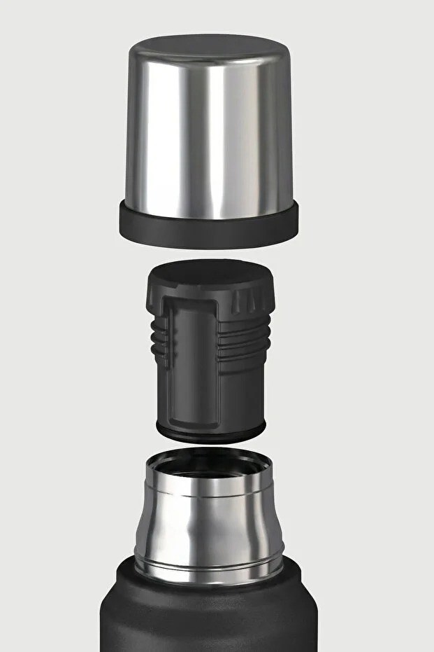 Stevig 1 Camper Klasik Kulplu Sızdırmaz Çelik Termos Black 1.2 lt - 961110007268
