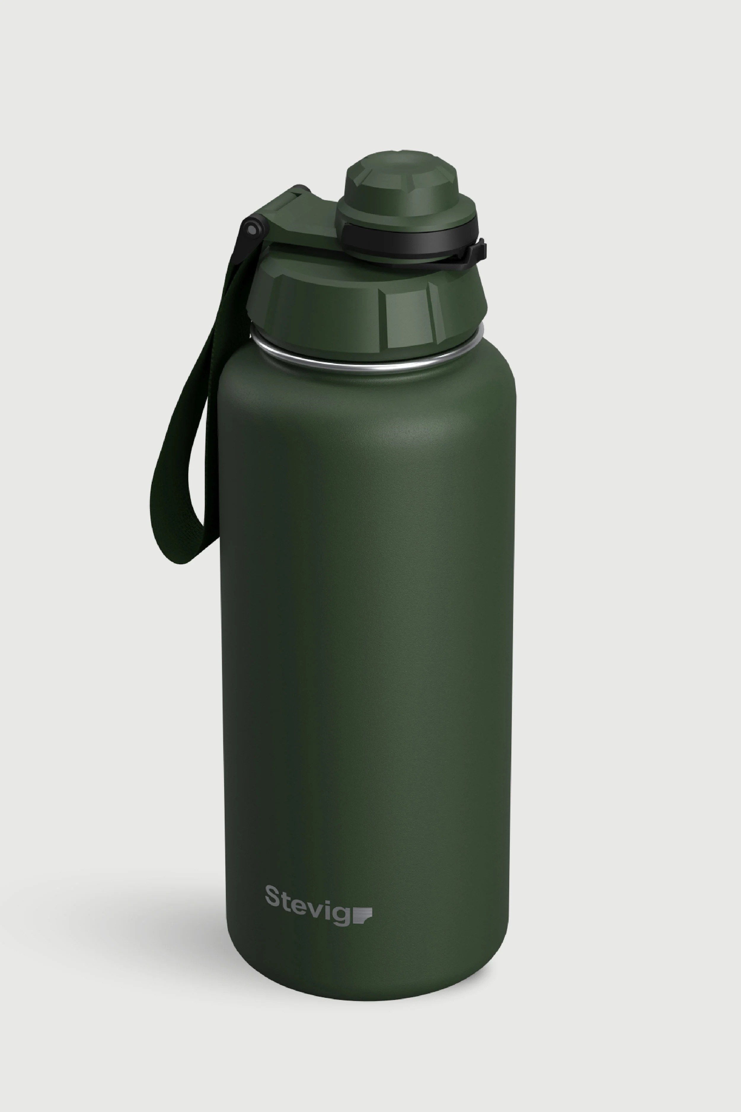 Stevig 1 Hand Leak-Proof Sızdırmaz Çelik Termos Green 1000 ml - 961110004963