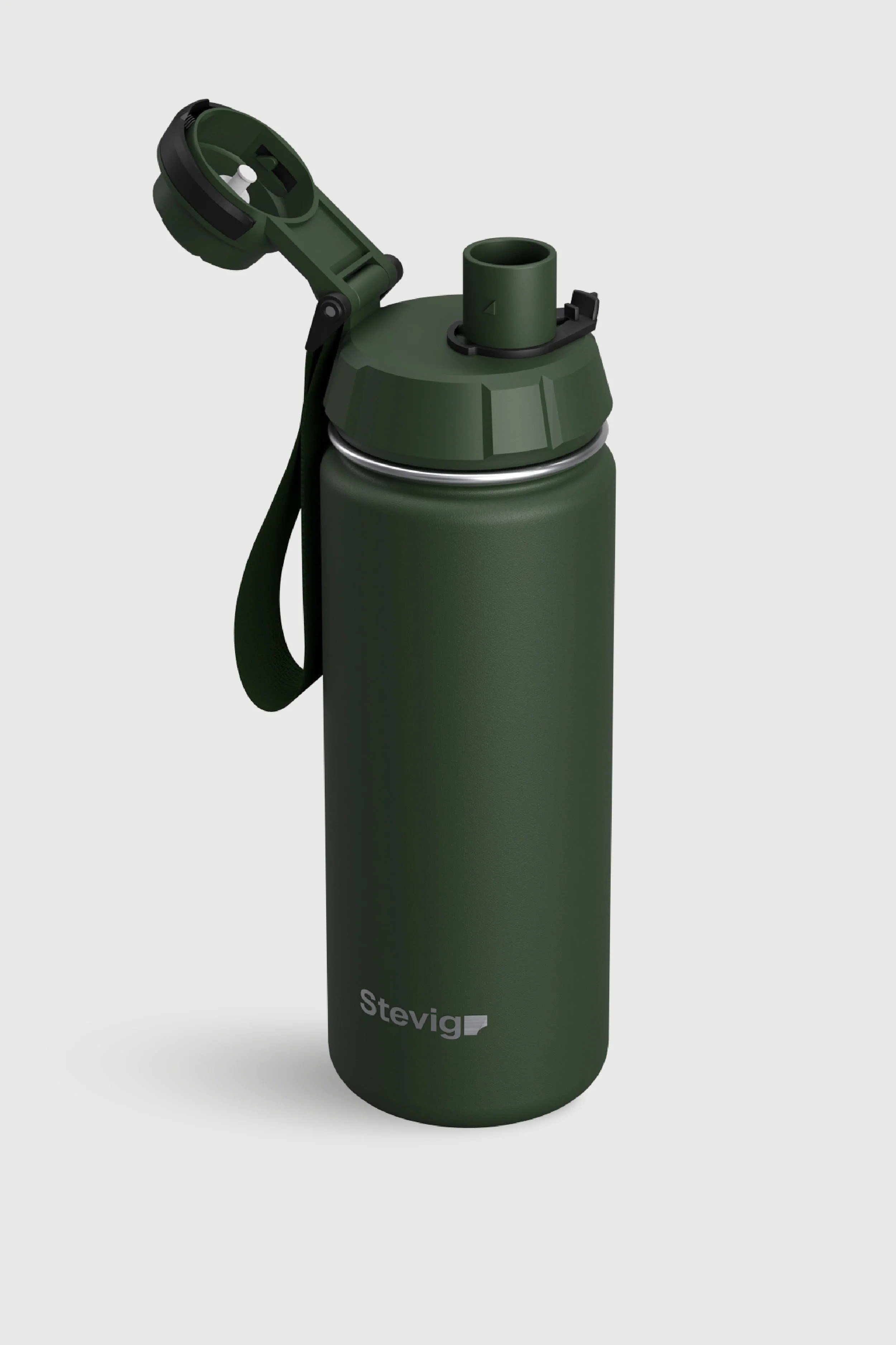 Stevig 1 Hand Leak-Proof Sızdırmaz Çelik Termos Green 500 ml - 961110003284