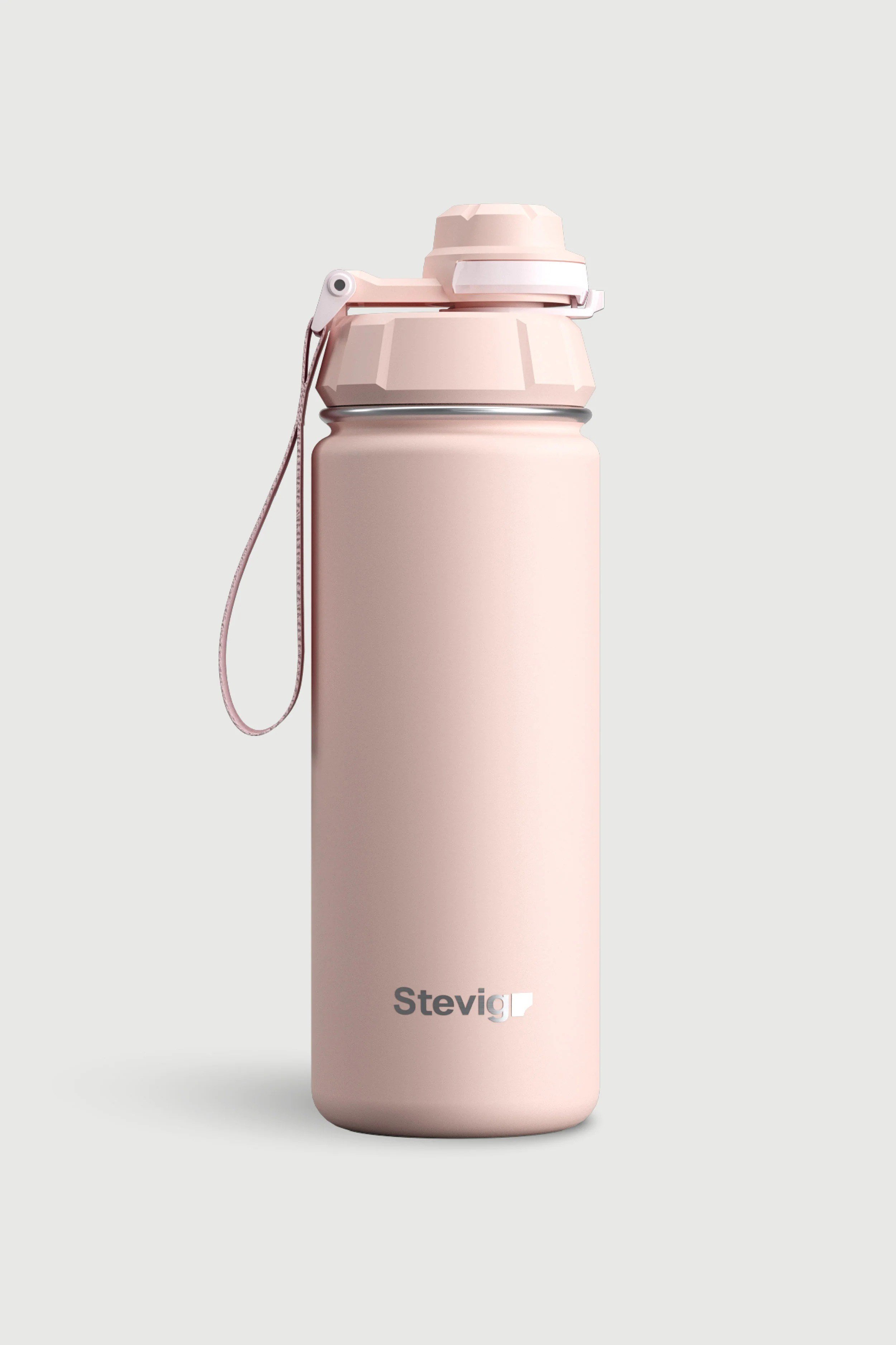 Stevig 1 Hand Leak-Proof Sızdırmaz Çelik Termos Icy Pink 500 ml - 961110004958