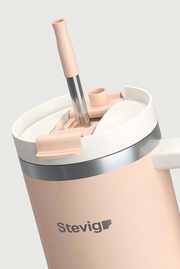 Stevig 2 Moods Tuck-In Tumbler Sızdırmaz Çelik Termos Bisque 900 ml - 961110005681