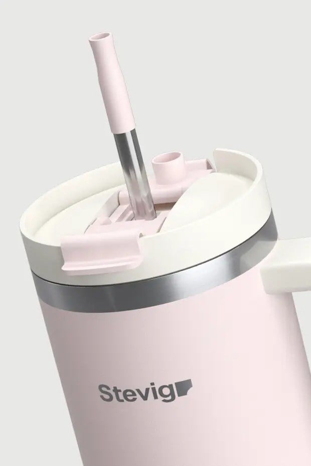 Stevig 2 Moods Tuck-In Tumbler Sızdırmaz Çelik Termos Petal Pink 900 ml - 961110005685