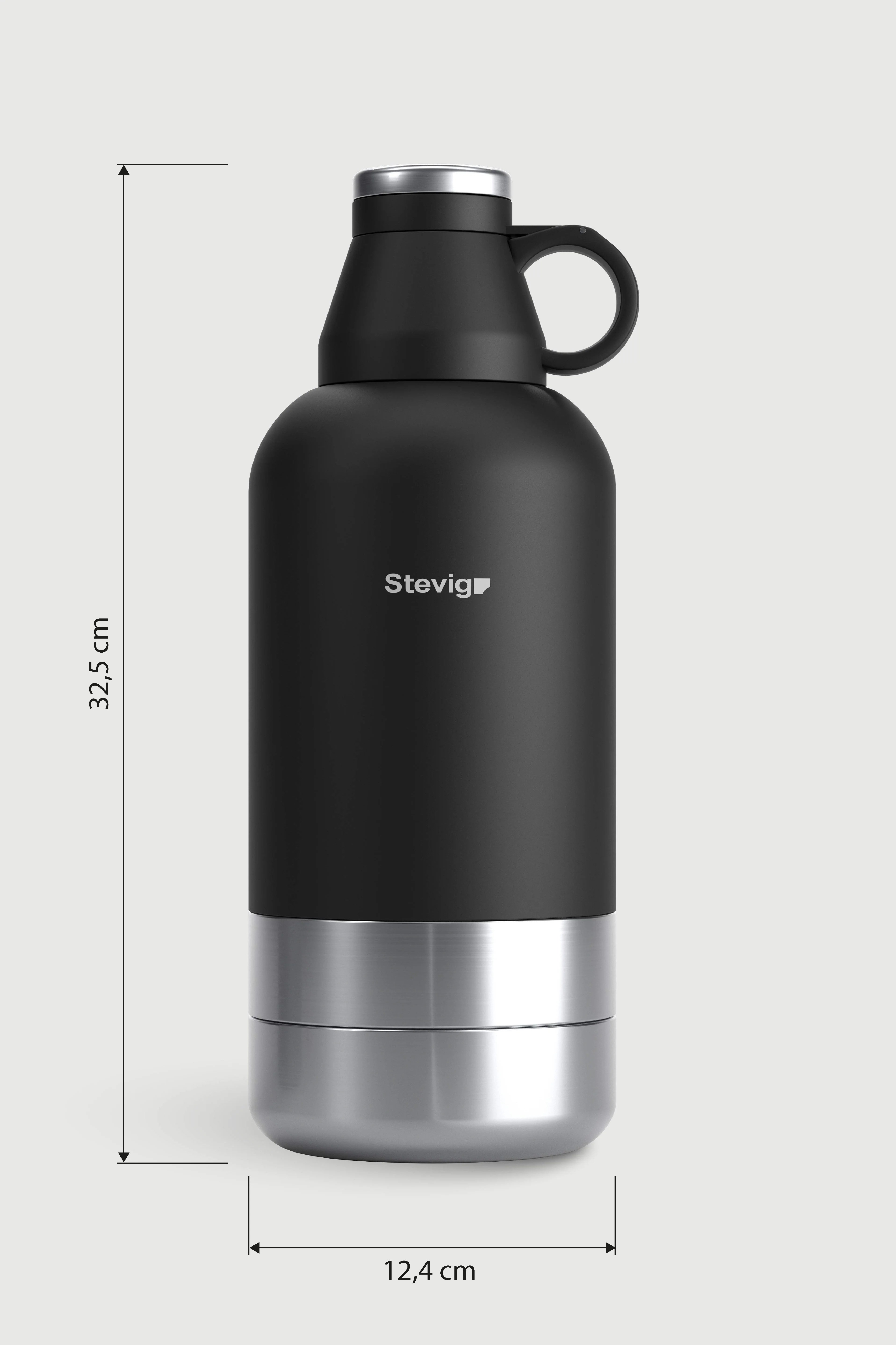 Stevig 4 Multi-Cup Çelik Termos Black 1.9 lt - 961110003288