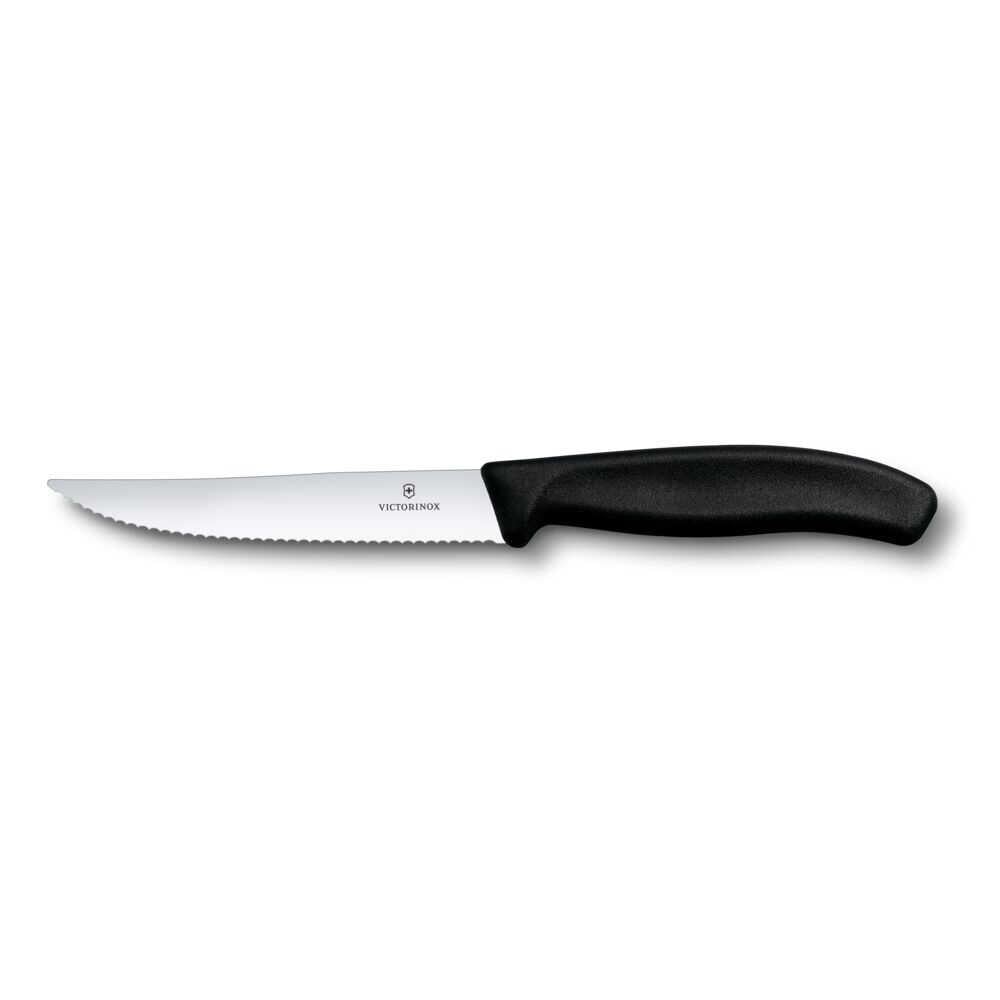 Victorinox Biftek Bıçağı Düz Ağız Siyah 12 Cm - 6.7903.12