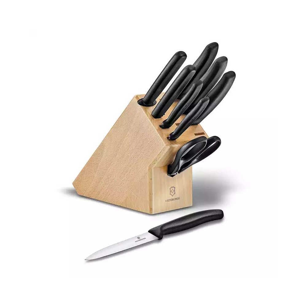 Victorinox SwissClassic Ahşap Blok Set 9 Parça - 6.7193.9