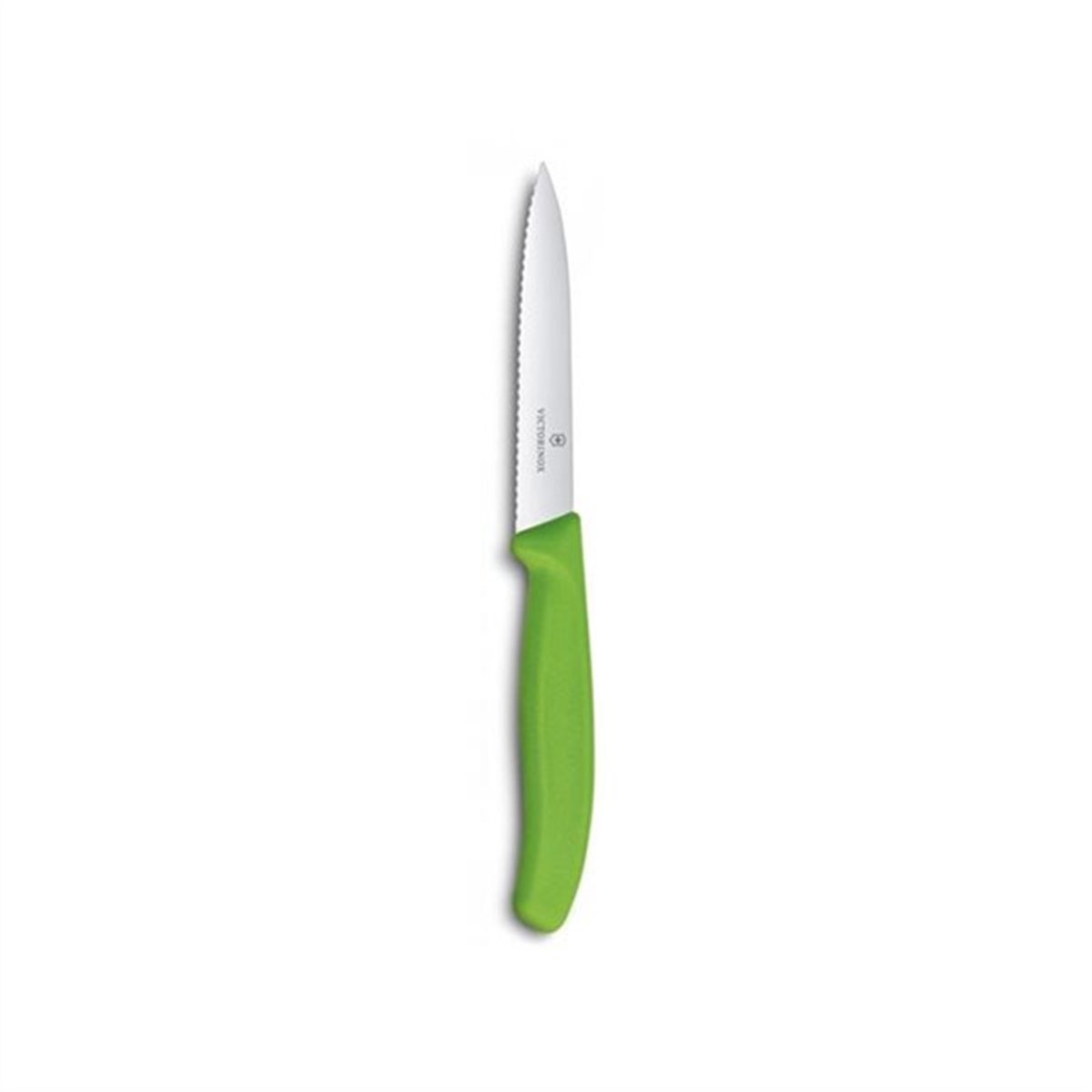 Victorinox SwissClassic Tırtıklı Soyma Bıçağı Yeşil 10 Cm