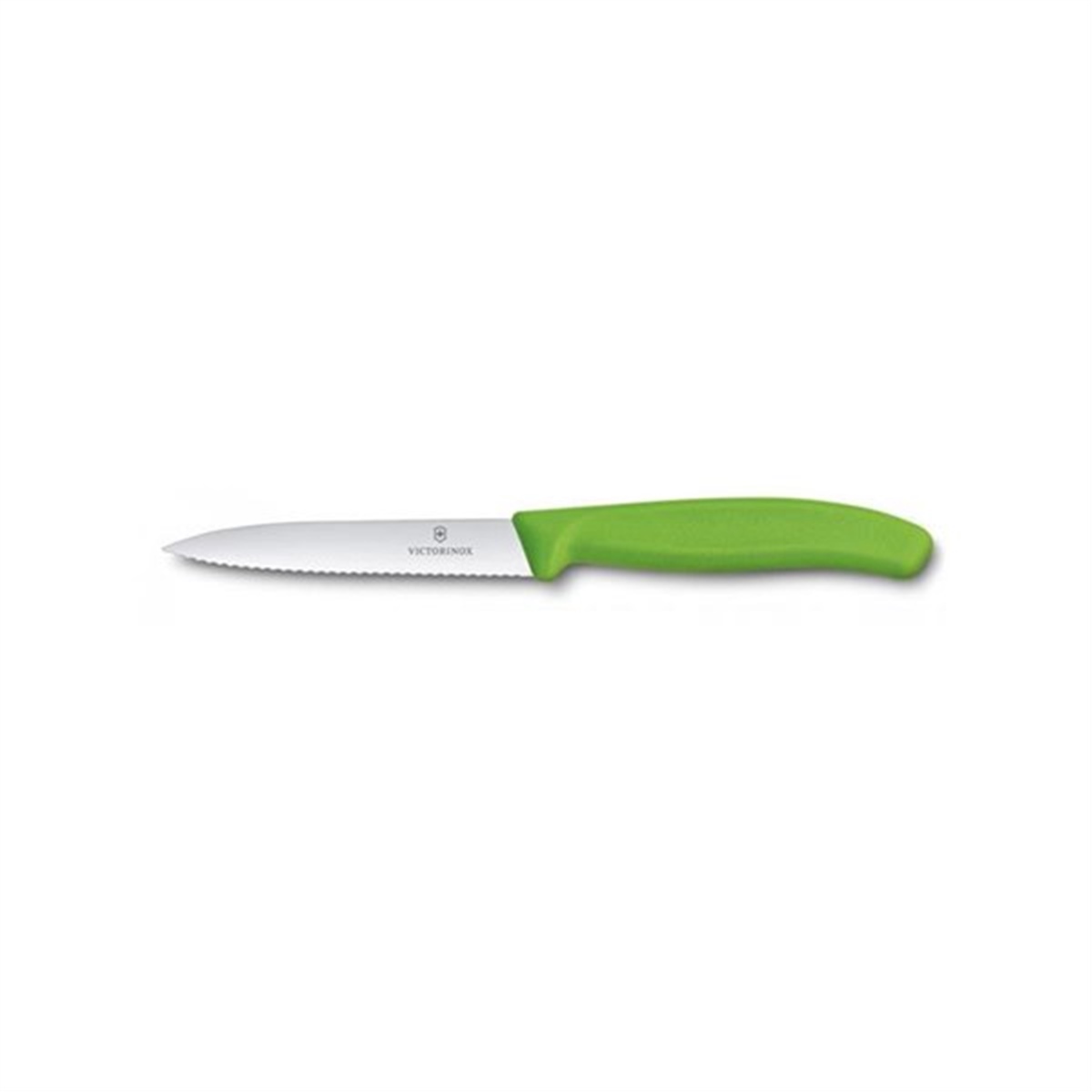 Victorinox SwissClassic Tırtıklı Soyma Bıçağı Yeşil 10 Cm