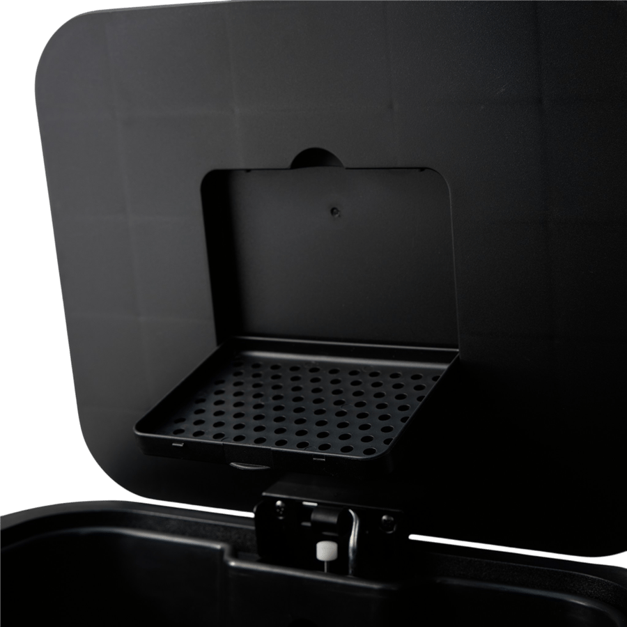 Vivarel Square Pedallı Çöp Kovası Mat Siyah 30 L - VA 9203