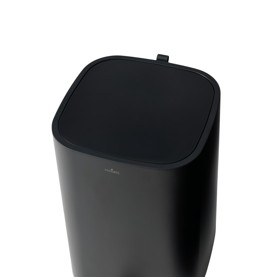 Vivarel Vera Çöp Kovası Mat Siyah 30 L - VA 9052