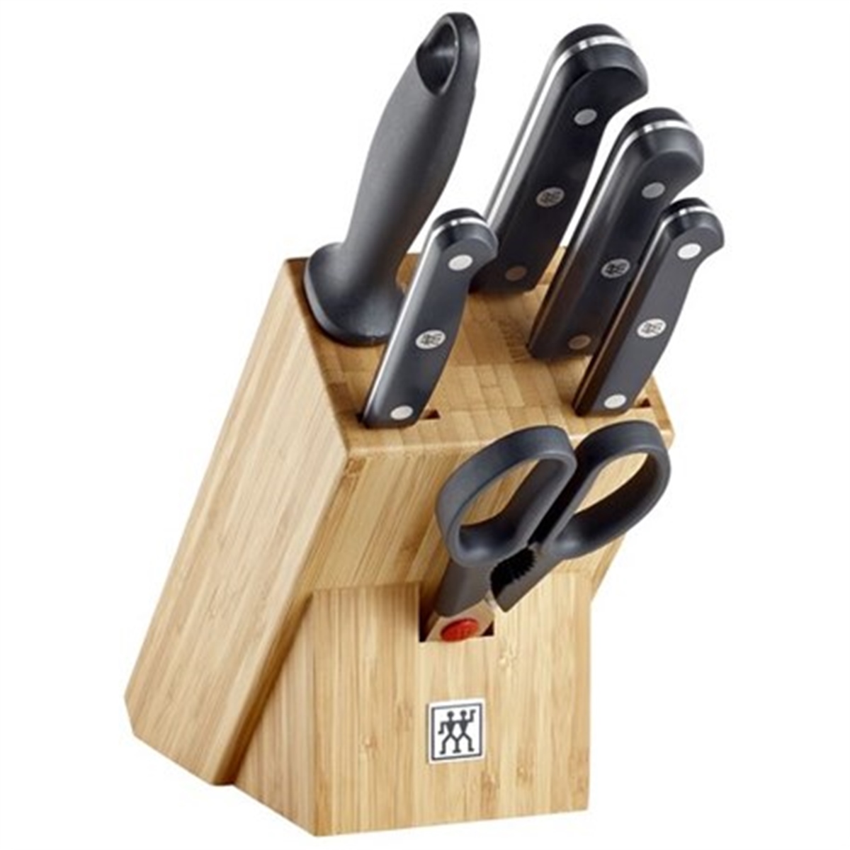 Zwilling 7 Parça Blok Bıçak Seti - Bambu Bloklu