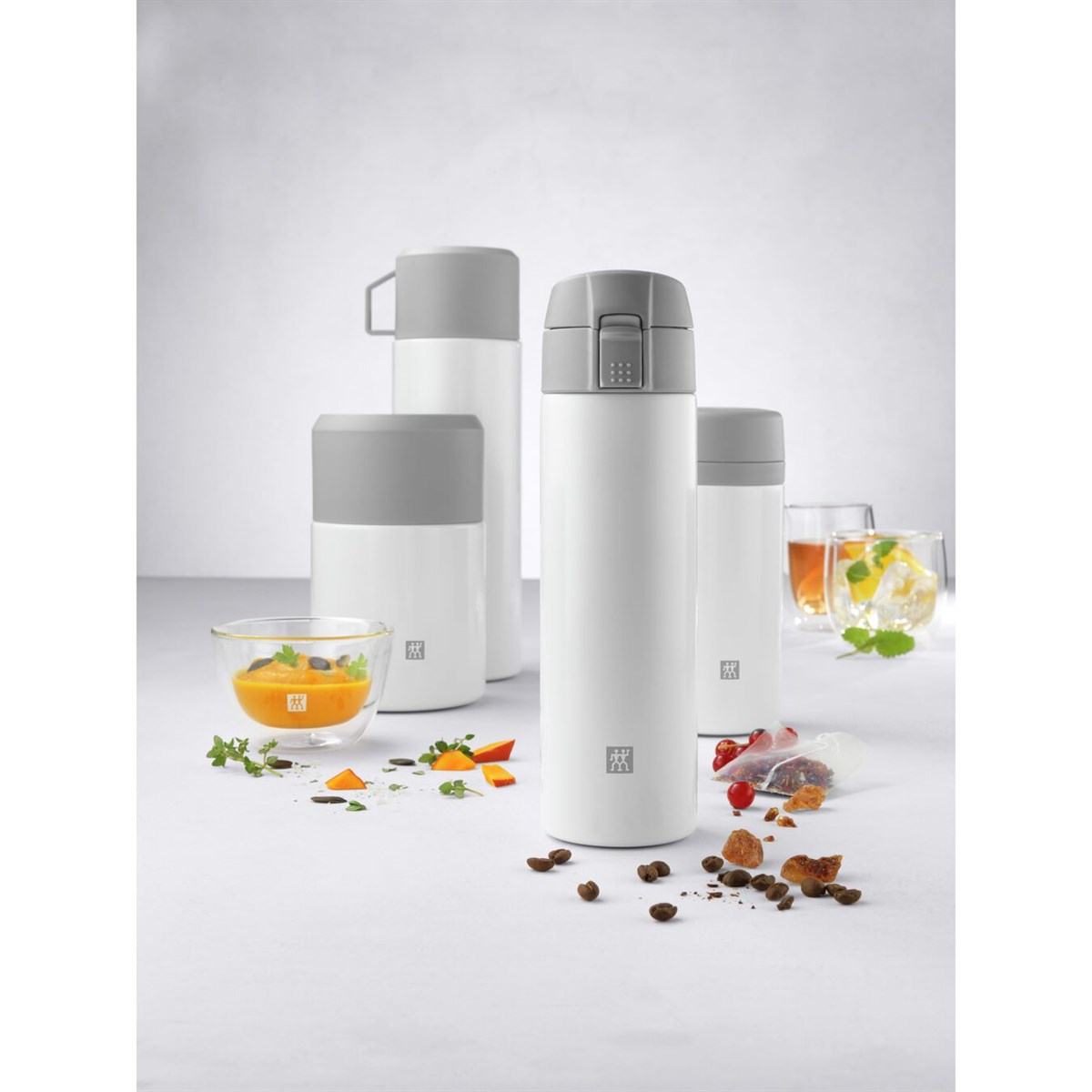 Zwilling Süzgeçli Termos 420 ml Beyaz