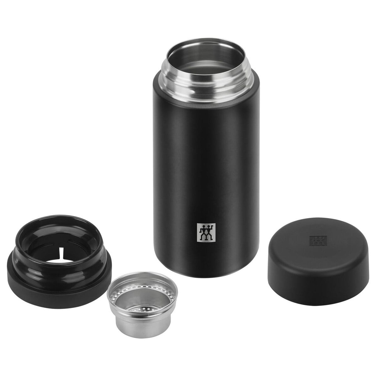 Zwilling Süzgeçli Termos 420 ml Siyah