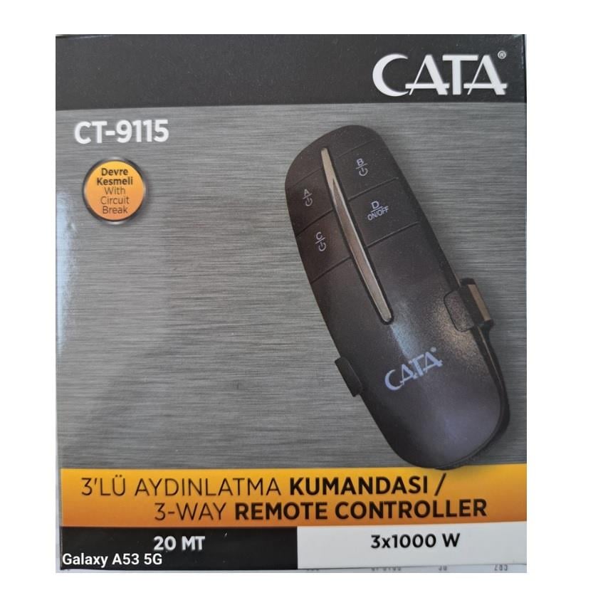  CATA CT-9115 AYDINLATMA KUMANDASI 3X1000W