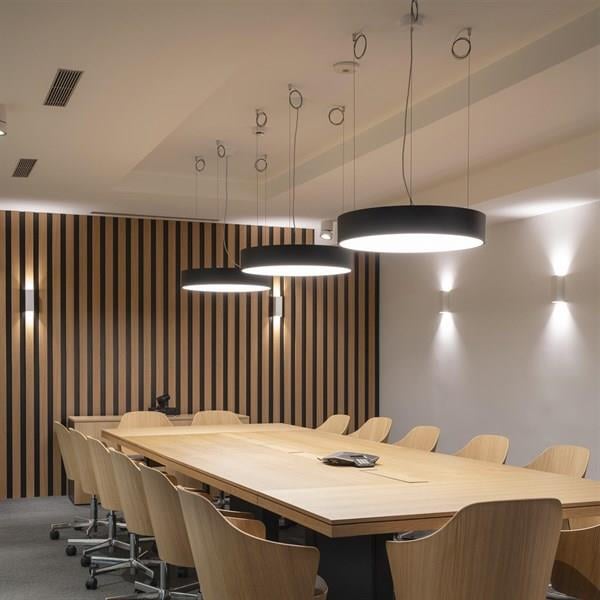  YUVARLAK DAVUL LINEAR MODERN LED AVIZE LINEER ARMATÜR 80 CM