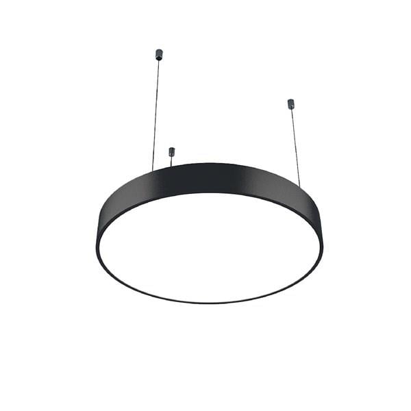  YUVARLAK DAVUL LINEAR MODERN LED AVIZE LINEER ARMATÜR 80 CM