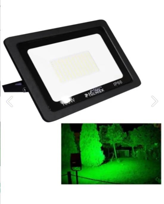 100W YEŞİL IŞIK  LED PROJEKTÖR 220V DIŞ MEKAN SU GEÇİRMEZ HIGHTEK