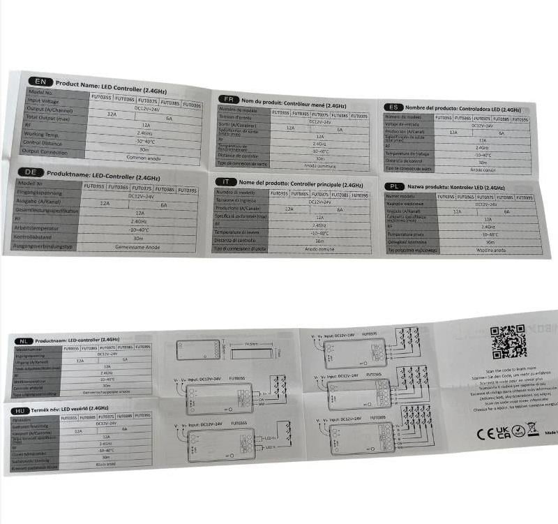 12-24V TOUCH-DOKUNMATİK DUVAR TİPİ LED DİMMER (3.8 #42;3.8cm)