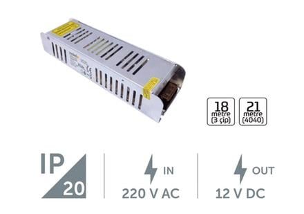 12V  20,8 AMPER LED TRAFOSU 250 WATT İNOLED 