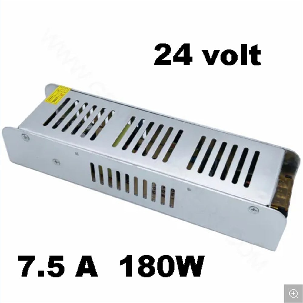 24 VOLT ADAPT�R 7.5 AMPER 180 WATT