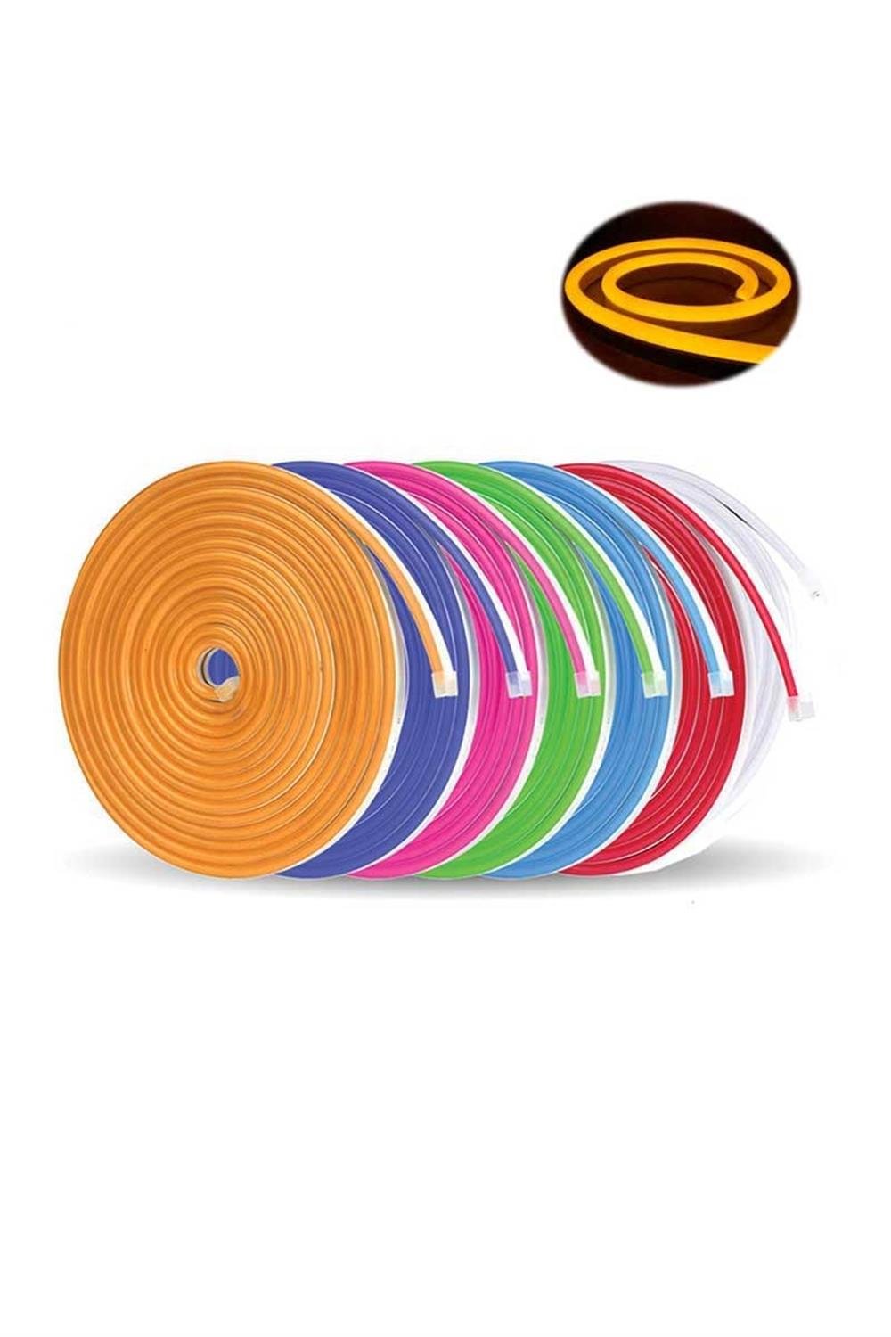 24V AMBER NEON LED - 20MT 