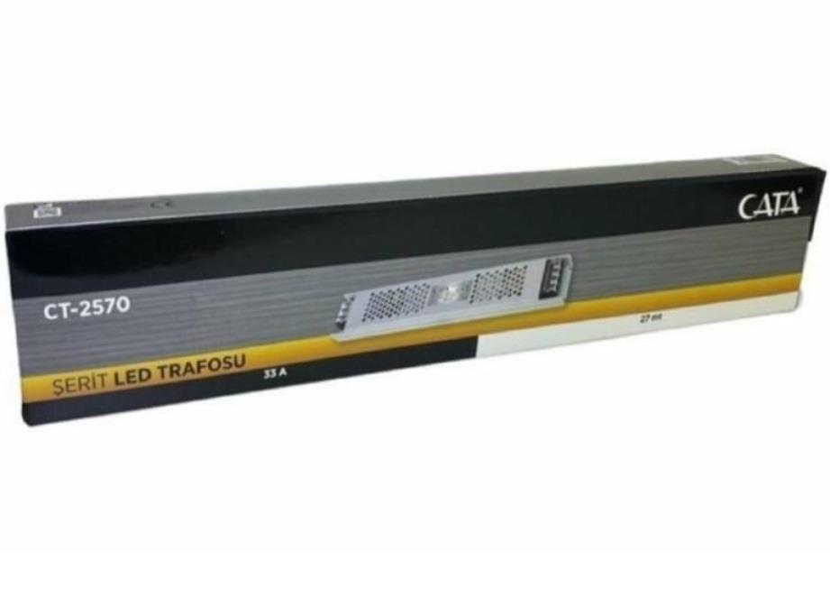 33A 400W Süper Slim Fansız Şerit Led Trafosu Cata CT-2570