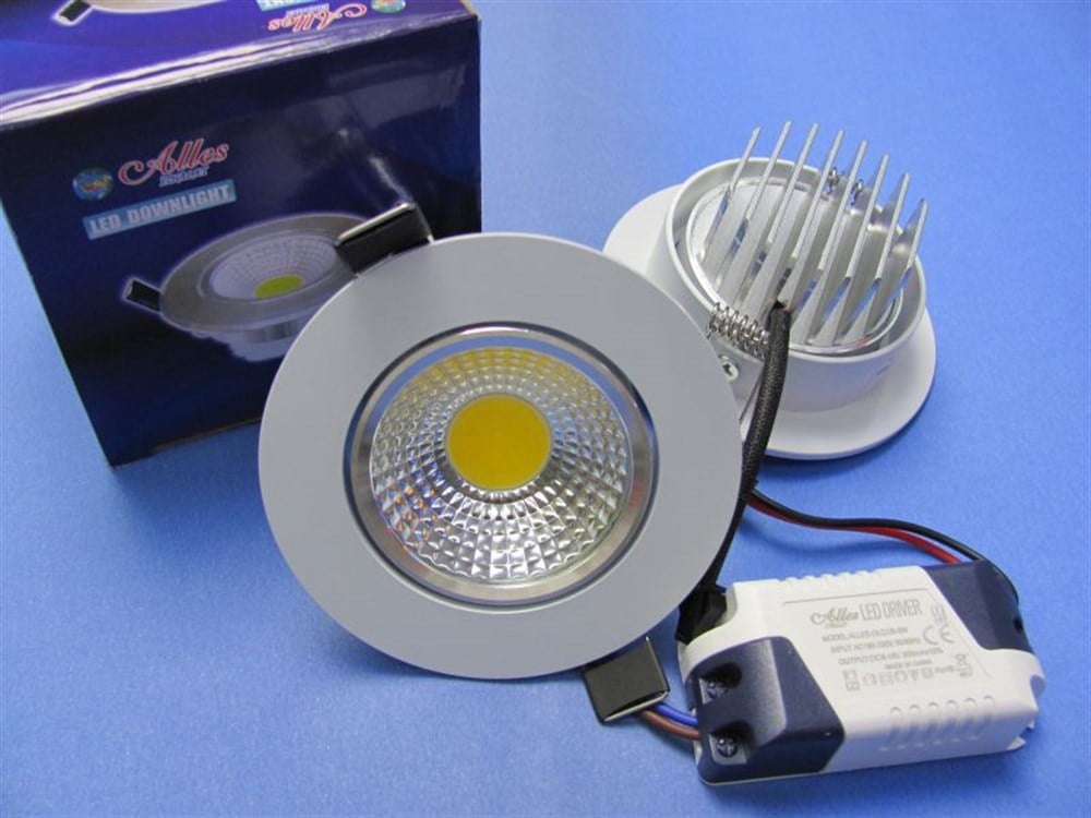 5 WATT COB LED SPOT BEYAZ KASA
