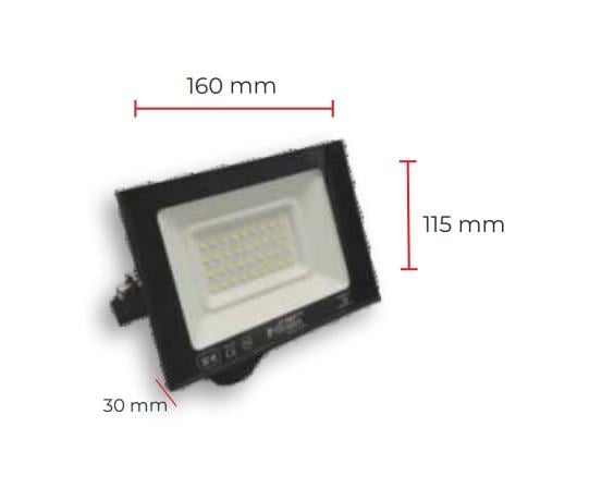50W AMBER  IPAD KASA LED PROJEKTÖR HT-0320 220V IP66