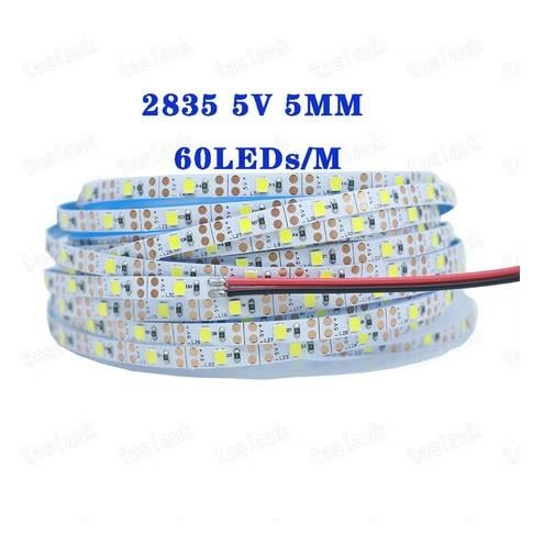 5V 60LED/MT GÜNIŞIĞI 3200K  8MM 5V ŞERIT LED 5MT/PK