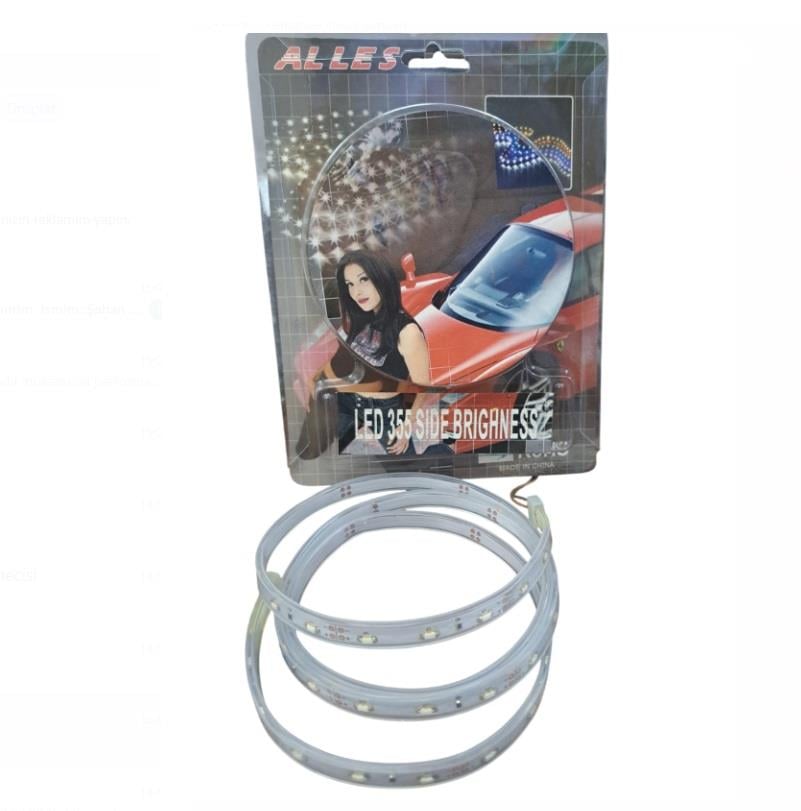 ALLES FAR LED 12V BEYAZ IŞIK YANDAN AYDINLATMALI 1MT IP65 DIŞ MEKAN