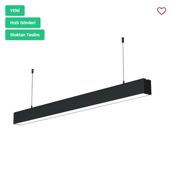 Cata CT-9081 60W 120cm  Beyaz Linear Armatür
