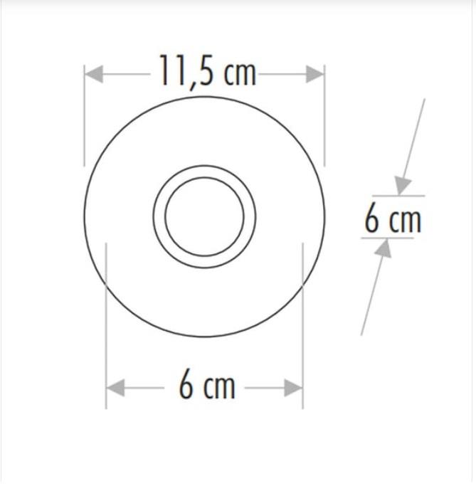 Cata Günışığı Led Çerçeveli Yağmur Kristal Cam Spot CT-6615