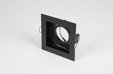 CT-5223 PARS DEKORATİF SİYAH KASA KARE BOŞ LED SPOT KASASI CATA