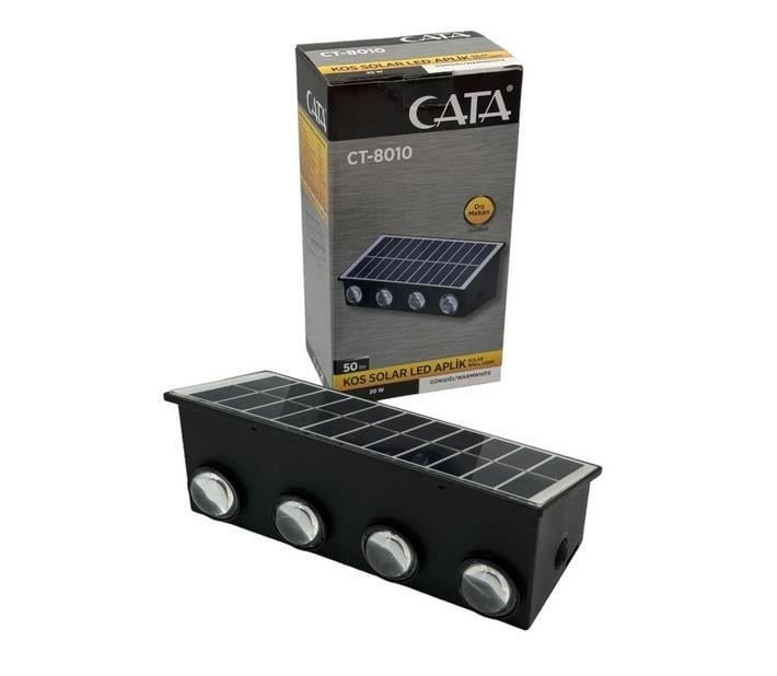 CT-8010 20W KOS SOLAR LED APLİK GÜNIŞIĞI DIŞ MEKAN