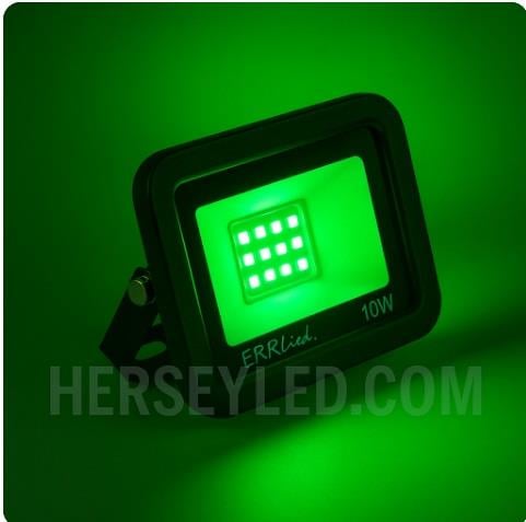 ERK 10W YEŞİL LED PROJEKTÖR 220V ERK-3710 Y