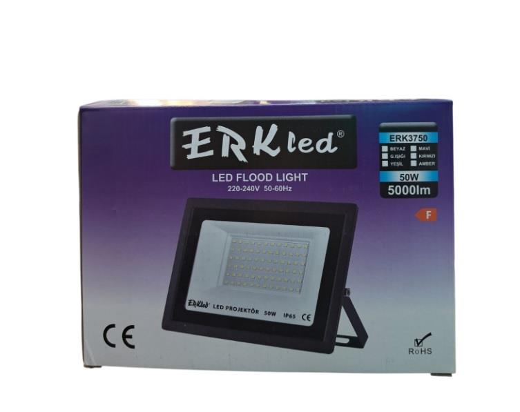 ERK 50W YEŞİL LED PROJEKTÖR 220V ERK-3750