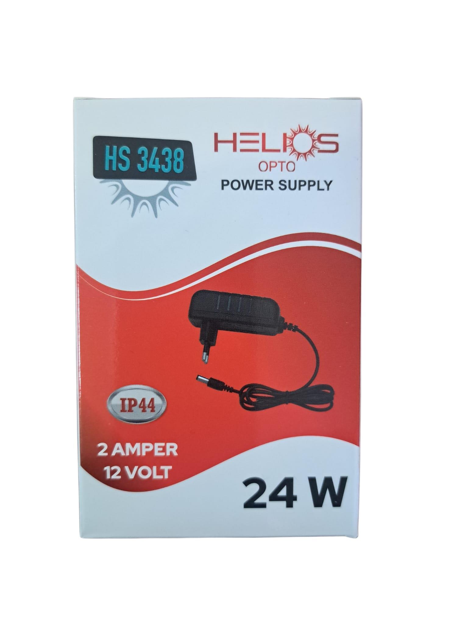 HELİOS HS-3438  2 Amper 12V DC 24W Fişli Adaptör