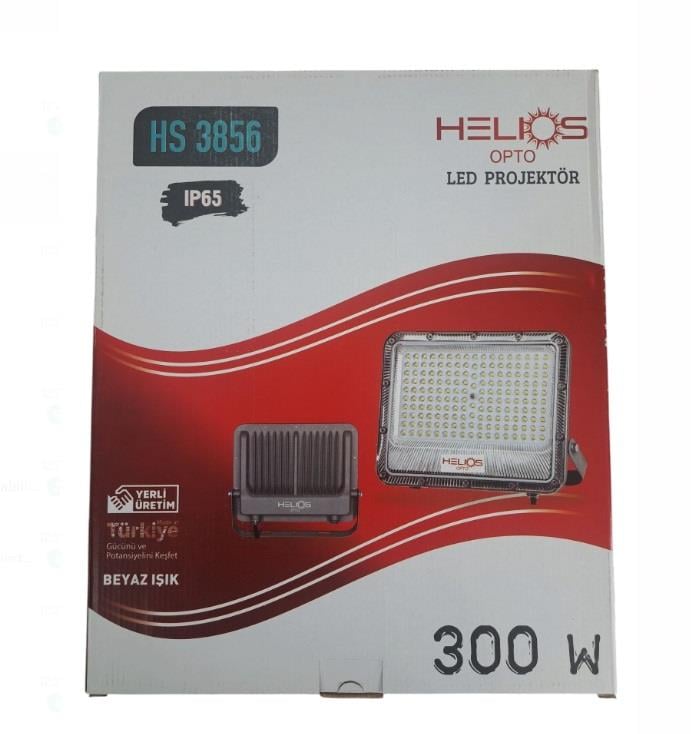 HELIOS HS-3856 300 WATT BEYAZ LED PROJEKTÖR 27.000 LÜMEN 100 WATT