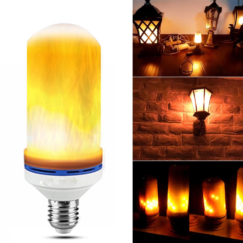 LED AMPUL ALEV EFEKTLİ 
