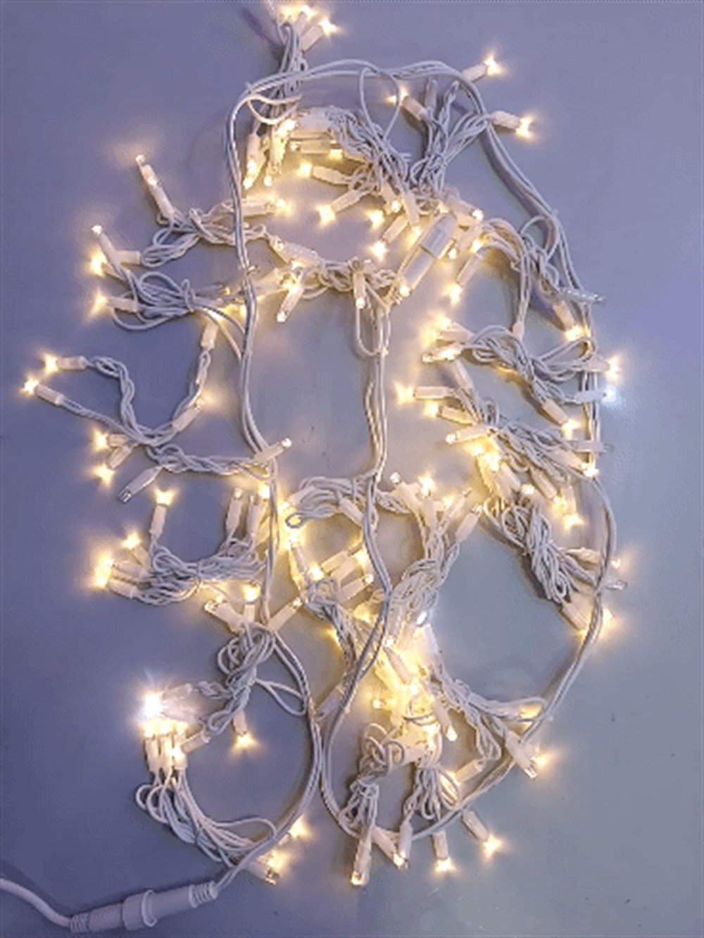 LED SACAK GUNISIGI RENK BEYAZ PARILTILI IP65 2mt x 1mt EKLENEB�L�R BEYAZ KABLOLU DI� MEKAN YILBA�I I�I�I