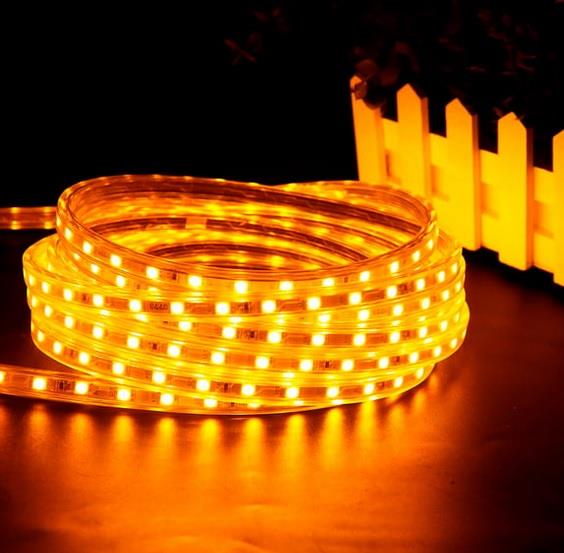 METREDE 120 LED SARI 220 VOLT ŞERİT HORTUM LED