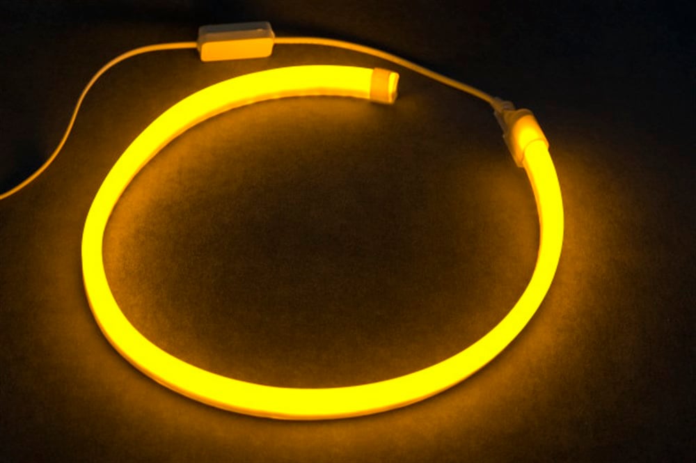 NEON LED AMBER 8X16 MM