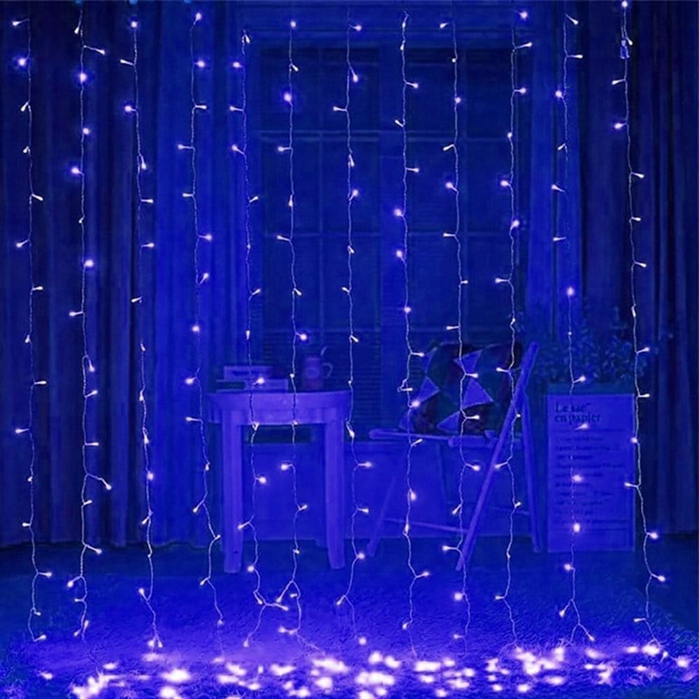 PERDE LED 2x3 MAV� - EKLENEMEZ