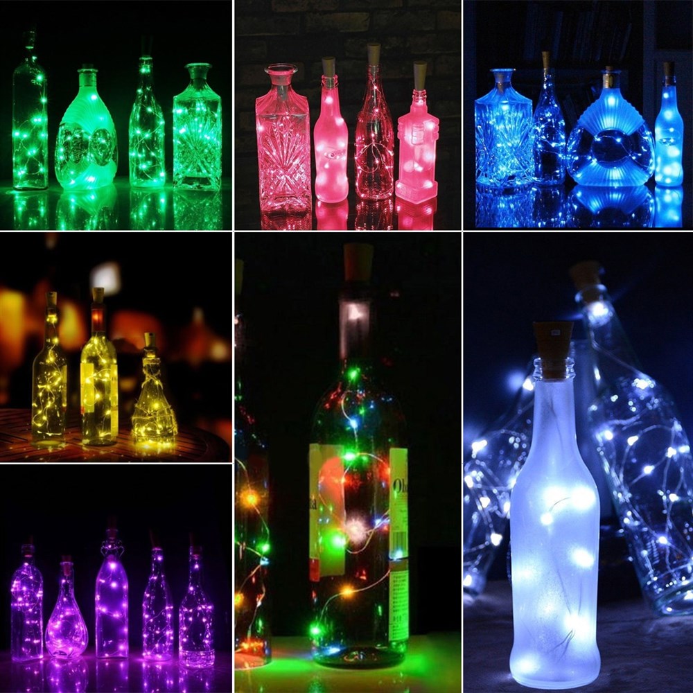 ŞİŞE MANTAR PERİ LED 2-mt 20LED