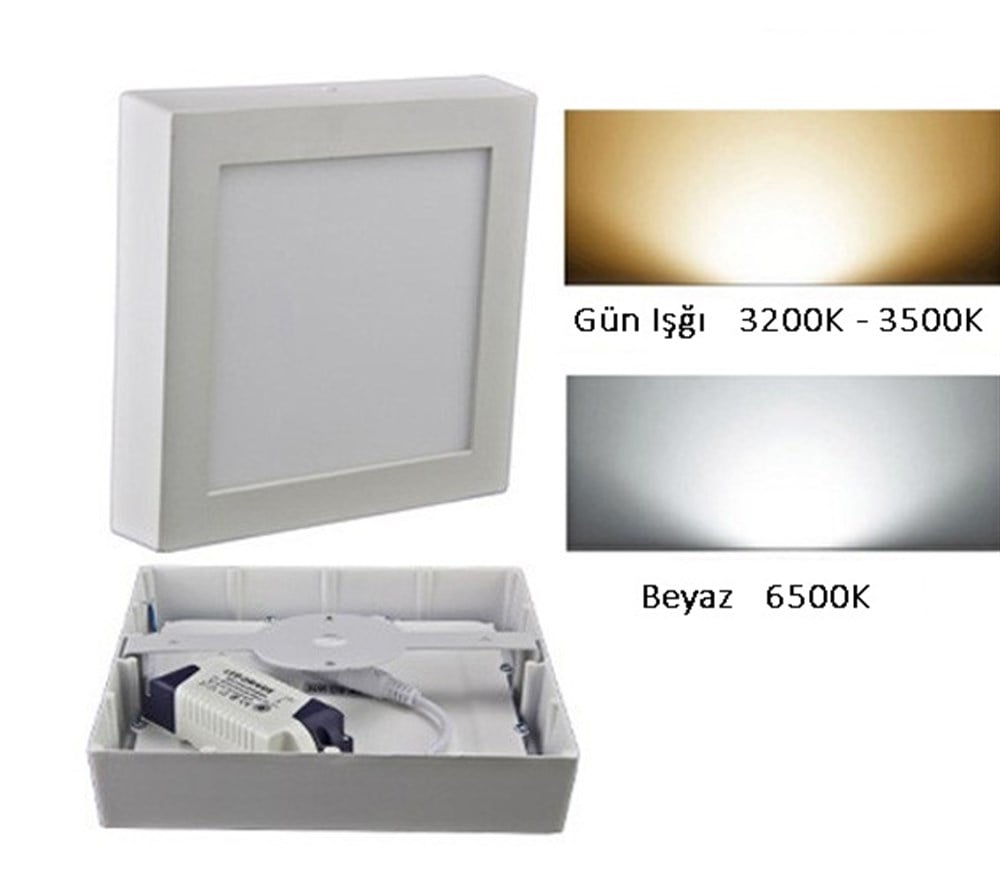SIVA�ST� KARE LED PANEL 24 WATT G�NI�I�I