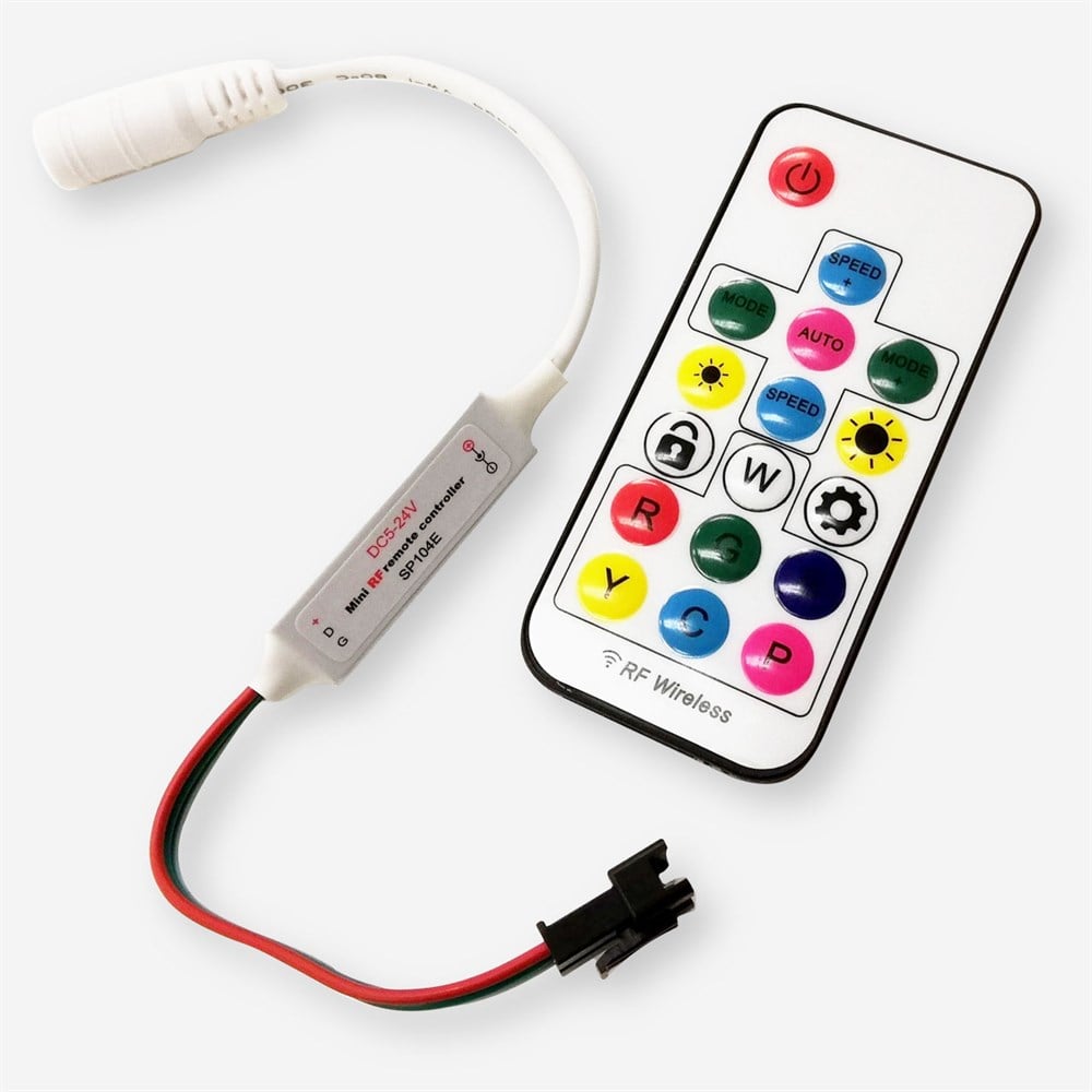 SP104E UZAKTAN KUMANDALI RF P�KSEL LED AN�MASYON KUMANDASI