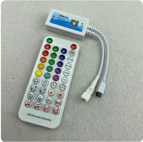 SP611E Adreslenebilir ARGB Pixel Led Kontrolcü Bluetooth Müzik Denetleyicisi WS2811-WS2812