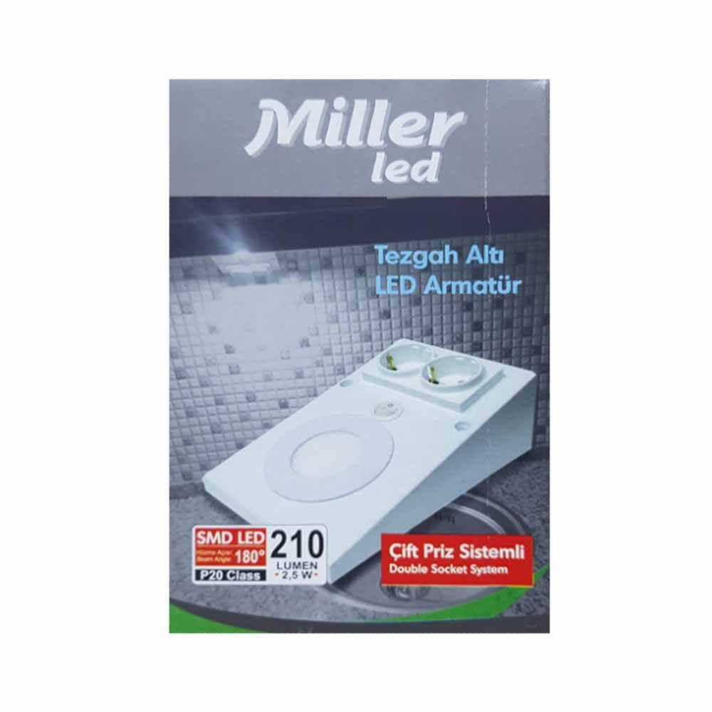 TEZGAH ALTI LED ARMATUR BEYAZ KASA GÜNIŞIĞI IŞIK 